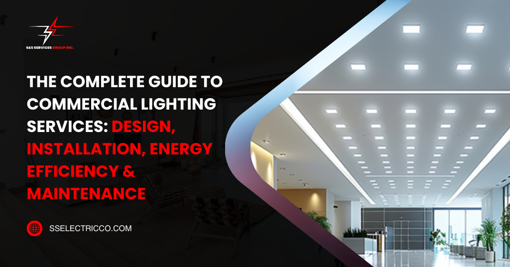 The Complete Guide to Commercial Lighting Services: Design, Installation, Energy Efficiency & Maintenance